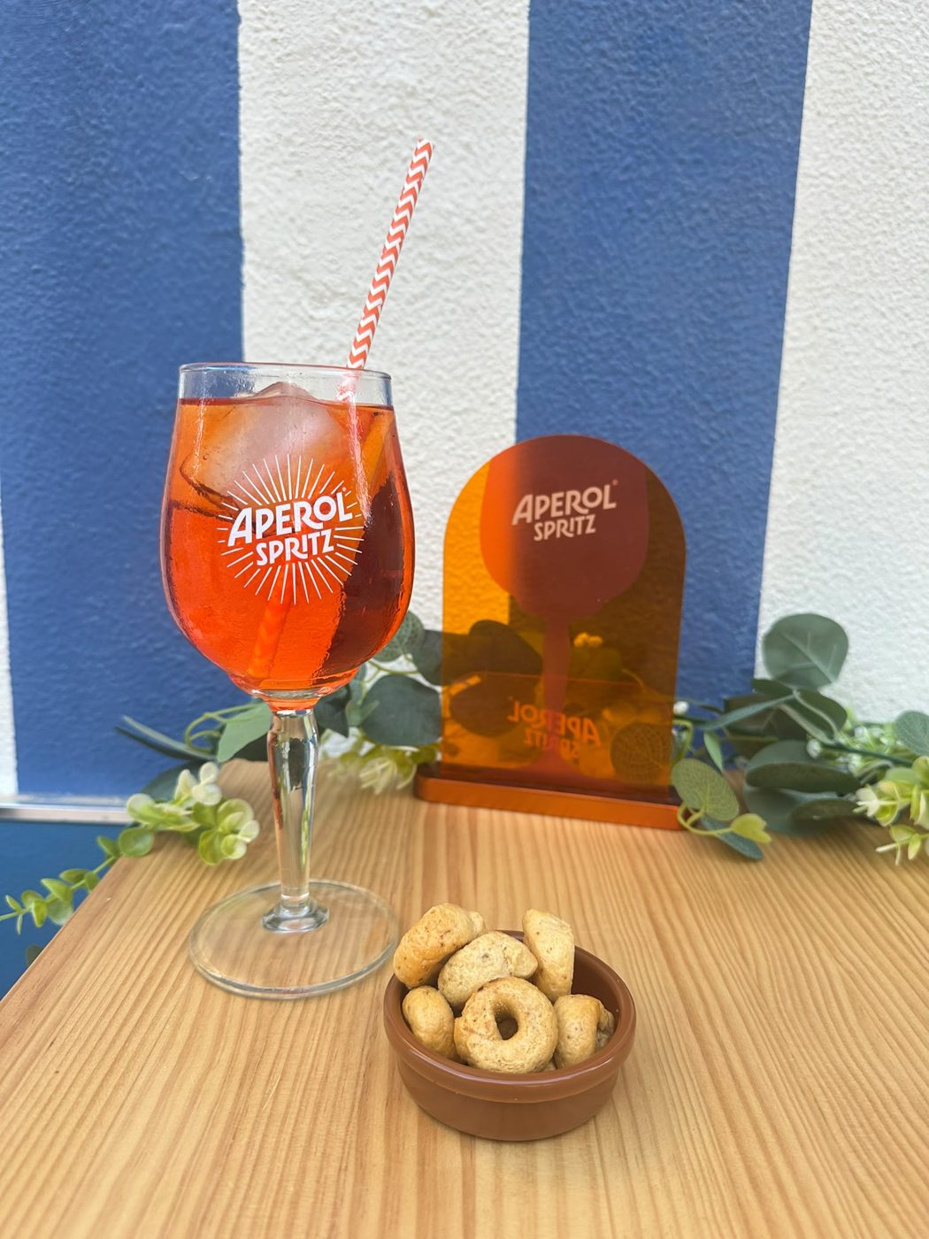 Aperol Spritz en la terraza