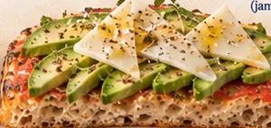 Aguacate y queso