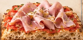 Tomate y prosciutto cotto