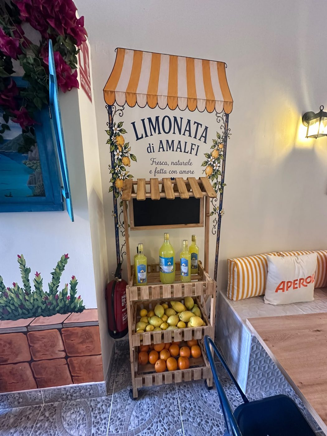 El puesto de limonata di Amalfi