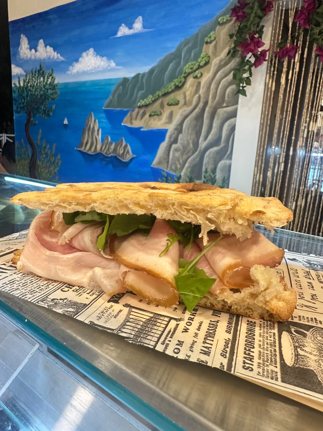 Focaccia de porchetta