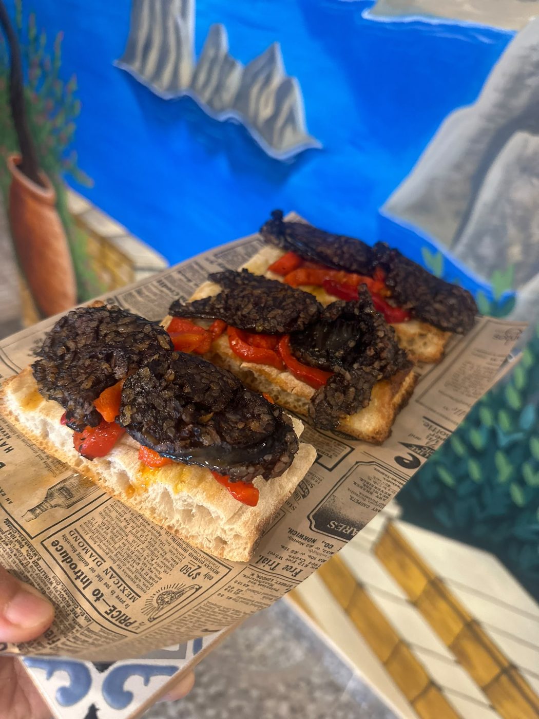 Pincho de morcilla de Burgos