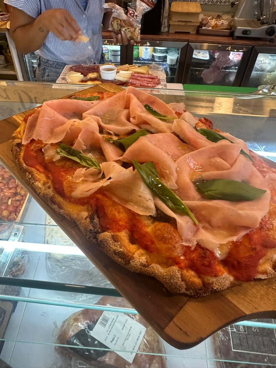 Pinsa de prosciutto